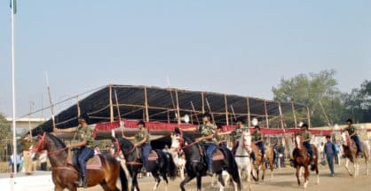 In pics: Full dress rehearsal of Republic Day Parade at Kasturchand Park