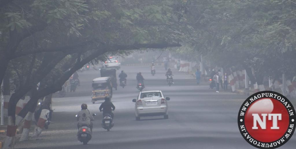 In Pics Nagpurians shiver as weather turns cloudy, chilly