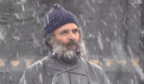 Wearing pheran amid snowfall, Rahul concludes Bharat Jodo Yatra