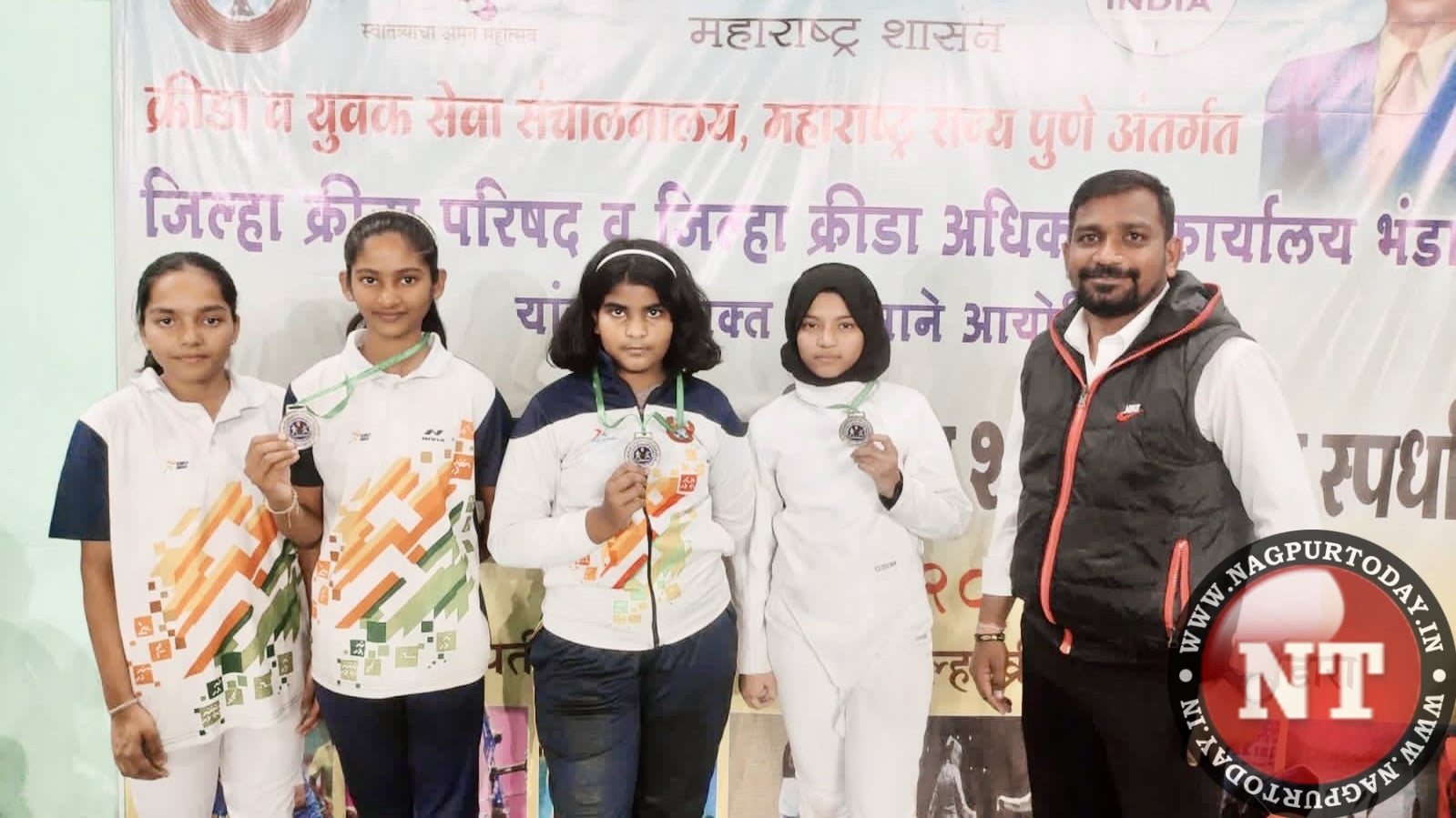 City’s Juveria Ali bags Silver Medal in Maharashtra State Level Fencing