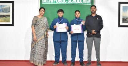 DPS MIHAN bags Gold in International Championship