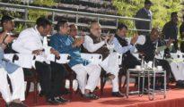 In Pics : Amit Shah visit to Futala Musical Fountain Show