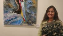 Nagpur artist Ritu Goyal’s paintings displayed at Rajasthan Art Gallery
