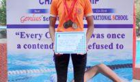 Abha Harne shines in CBSE National Swimming Championship