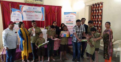 JCI Nagpur Pharma celebrates Valentine Day with mentally disabled children