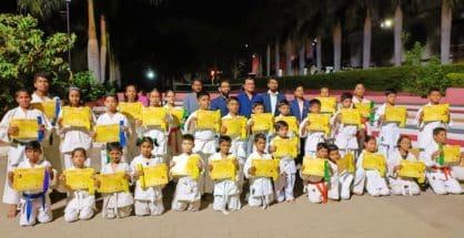 Shyam Karate Academy students clear Belt Gradation Exam successfully