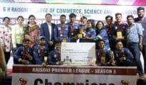 Sikander Wins Raisoni Premier League- 2023.