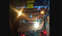Speeding truck falls from flyover near Nagpur, driver dead