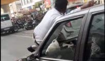 Unruly car driver drags traffic cop on bonnet after jumping signal in Nagpur, arrested