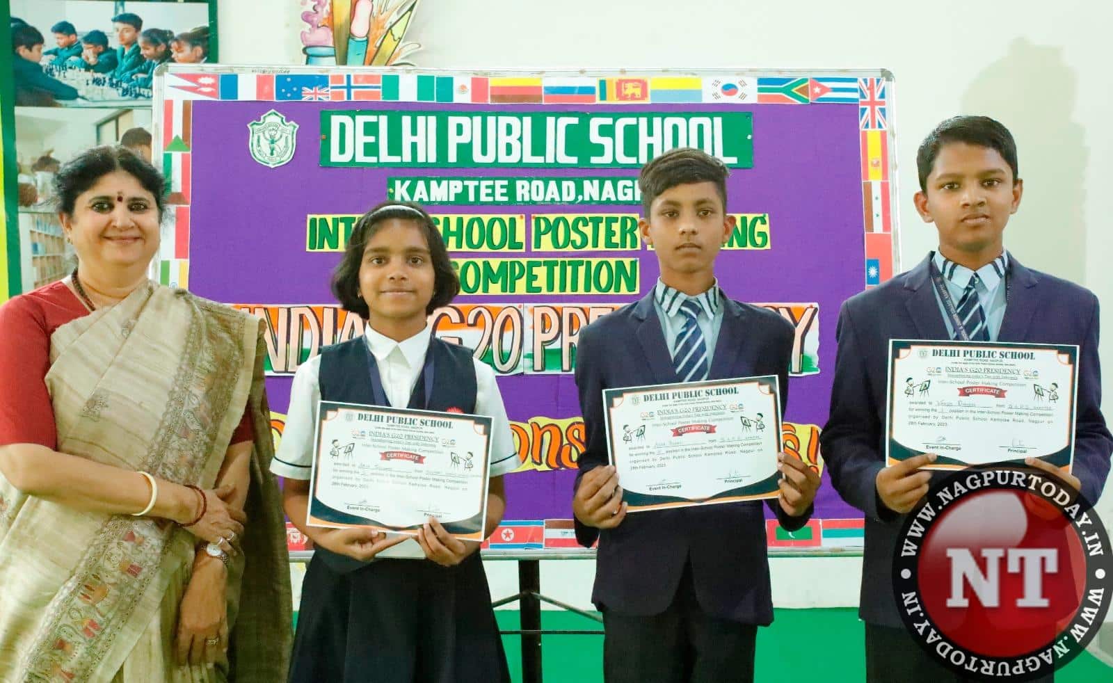 Dps kamptee inter school poster making competition g20 presidency