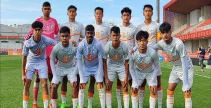 India’s U-17 team defeated Atletico Madrid 4-1 in a friendly match