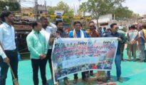 After Aurangabad, BJP workers sprinkle cow urine, gangajal to ‘purify’ Vajramuth rally venue in Nagpur
