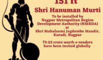 Gigantic attraction: 151-foot idol of Lord Hanuman to be installed at Koradi Devi Mandir
