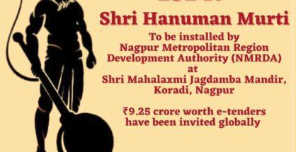 Gigantic attraction: 151-foot idol of Lord Hanuman to be installed at Koradi Devi Mandir