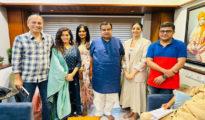 Cast of ‘The Kerala Story’ meets Union Minister Nitin Gadkari in Mumbai