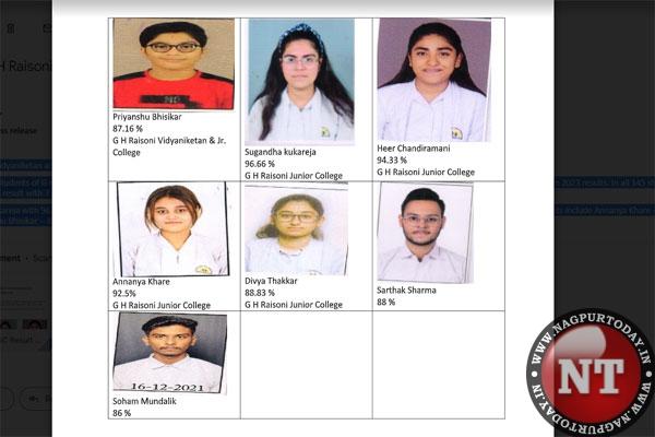 G H Raisoni Vidyaniketan and Junior College achieves 96% HSC result with 7 merits