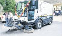 NMC adds one more hi-tech road sweeping machine to its fleet