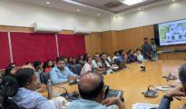 विद्यार्थियों ने मनपा आयुक्त के समक्ष प्रस्तुत की स्वच्छ, सुंदर नागपुर की अवधारणा