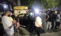 Video: Recklessly driven car causes chaos near Ginger Mall in Nagpur; hits bike, local vendors