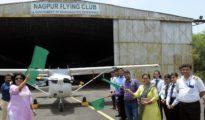 Nagpur Flying Club welcomes Cessna 172R Trainer Aircraft back to fleet