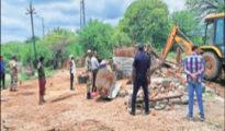 Encroachment in MIHAN SEZ demolished