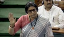 Smriti objects to Rahul’s ‘flying kiss’ in LS