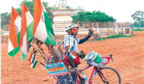 Nagpur cyclist embarks on 50,000 km journey to highlight social issues