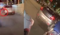 “Didn’t see two-wheeler stuck in my car” driver who dragged bike on Wardha Road, Nagpur