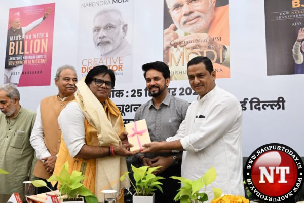 Union Minister Anurag Thakur Honors ‘Narendra Modi Censored’ Author Ashok Srivastava at Literary Festival
