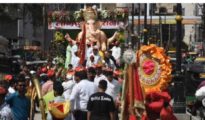 ‘गणपती माझा नाचत आला…’, नागपुरात ढोल-ताशांच्या गजरात बाप्पाचे जल्लोषात स्वागत