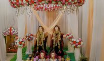 नागपुरात घराघरात सोन पावलांनी महालक्ष्मीचे आगमन ;सुख-समृद्धी घेऊन आल्या ज्येष्ठा-कनिष्ठा गौरी!