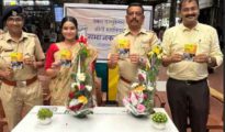 छत्रपती शिवाजी महाराज टर्मिनस येथे ‘खाकीतील सखी’ विशेष अभियान उत्साहात !
