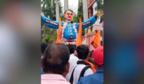 नागपूर सुधार प्रन्यासच्या विरोधात मनसेचे ‘बडग्या आंदोलन’ ; भ्रष्टचाराचा आरोप