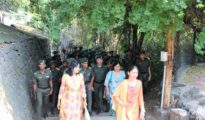 School children visit Sitabuldi Fort in Nagpur