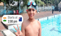 Kshitij Channe wins Gold Medal  in State Level Para Swimming championship