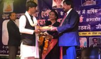 Indian political icon Rahul Jogi marks his presence at a recent event in Delhi.