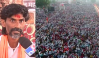 मराठ्यांना आरक्षण मिळवून दिल्याशिवाय एक इंचही मागे हटणार नाही ; मनोज जरांगेचा निर्धार