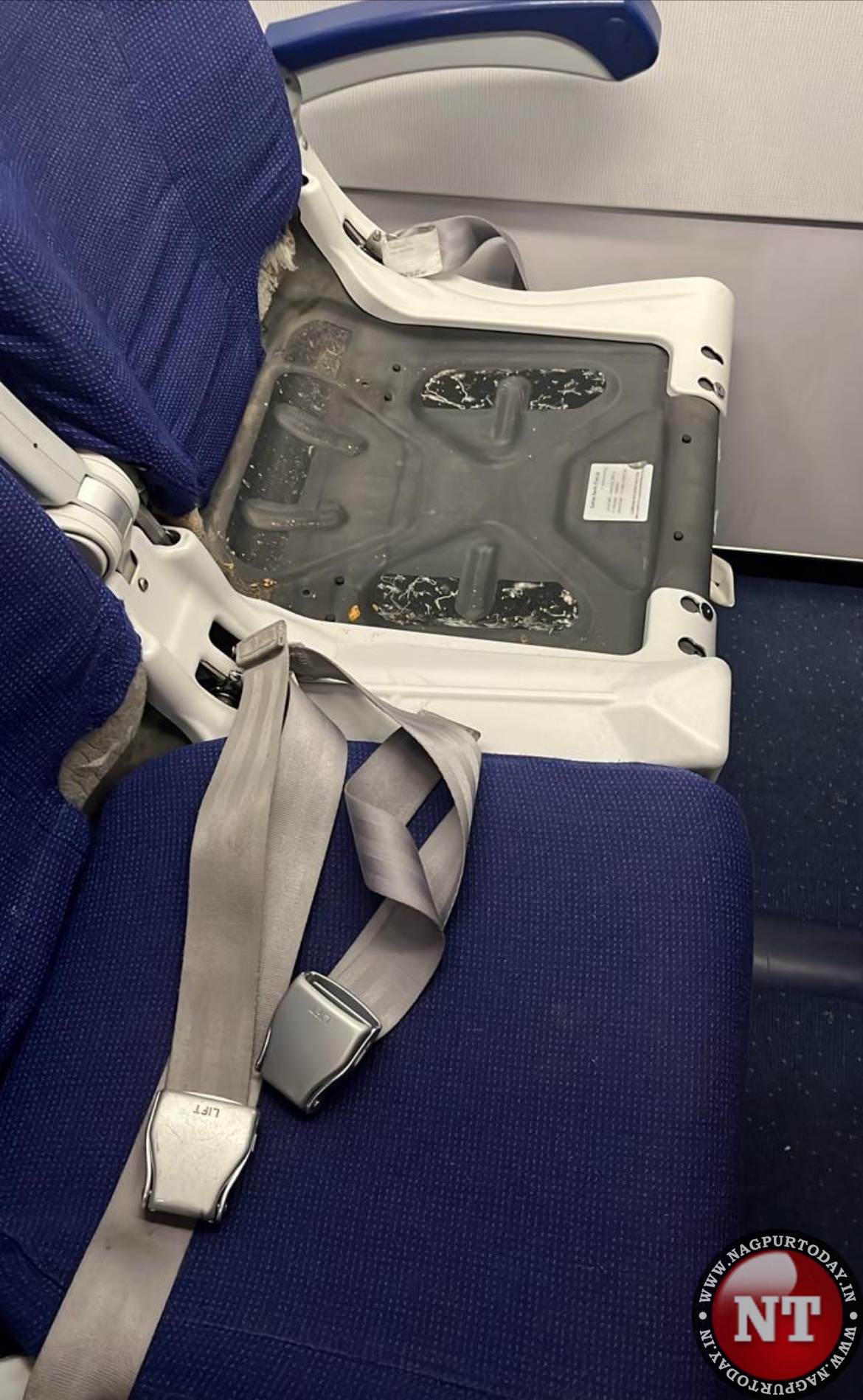 Indigo passenger finds seat cushion missing on PuneNagpur flight