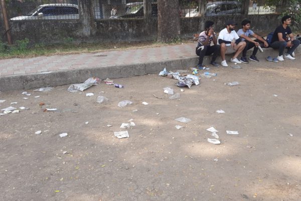 Has Ramdaspeth Nagrik Mandal organised private function at Lendra Playground without NMC permission?