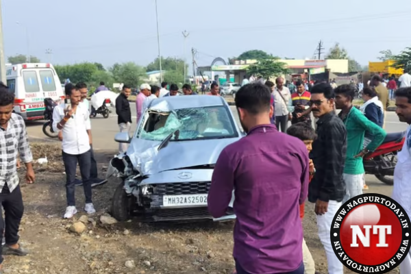 नागपूर-तुळजापूर महामार्गावर कारच्या धडकेत पती-पत्नीचा जागीच मृत्यू