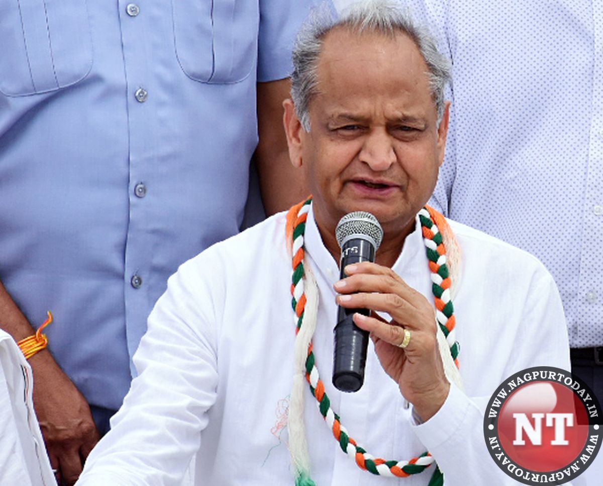 Gehlot leads in his seat, Cong slightly behind BJP