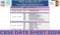 CBSE Board Exam Date Sheet 2024: Timetable For Classes 10th And 12th Released