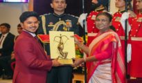 Nagpur’s ace archer Ojas gets Arjuna Award from President Murmu