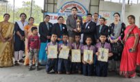 Blue Star Convent bags Winner Trophy in U-14 Football Championship at Khelo India