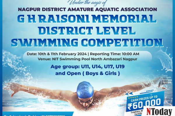 G H Raisoni Memorial Swimming Competition to begin in Nagpur