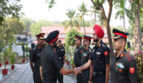 Lt Gen HS KahlonTours Army Establishments in Nagpur & Kamptee
