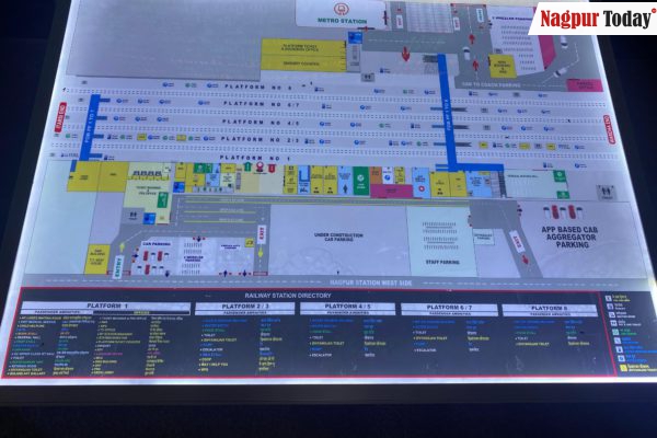 Nagpur  Division Introduces Digital Access Map of Passenger Amenities at 25 stations