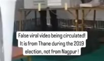 Fact Check: ‘Ink Thrown at EVM’ Video from Thane circulated as from Nagpur during 2024 Lok Sabha Polls!