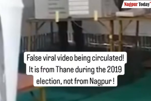 Fact Check: ‘Ink Thrown at EVM’ Video from Thane circulated as from Nagpur during 2024 Lok Sabha Polls!
