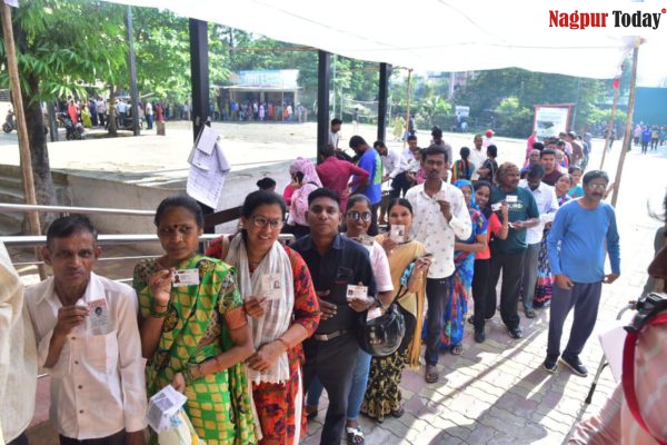 Lok Sabha Elections: Nagpur witnesses 38.43% turnout, 40% voting in Ramtek by 3 pm